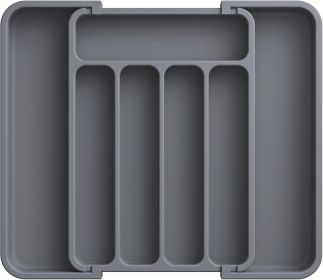 Silverware Organizer - Expandable Kitchen Drawer Organizer, Adjustable Utensil Organizer, Cutlery Tray for Forks, Knives