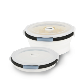 GLIDER LB White Bento Premium Lunch Box & Food Storage Containers (Color: White, size: X-Large)